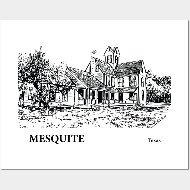 Mesquite - Texas Wall Art by Lakeric